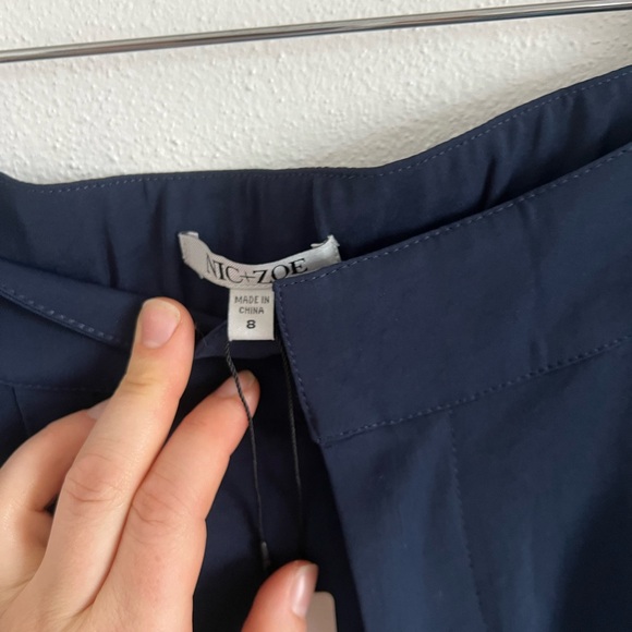 NWT Nic + Zoe ELIOT WIDE LEG SOCIAL TROUSER, size 8 - Picture 4 of 5